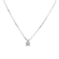 Collana Gioielleria Dossena  9ktbrilli in Oro bianco Diamante 282980BB SONGA
